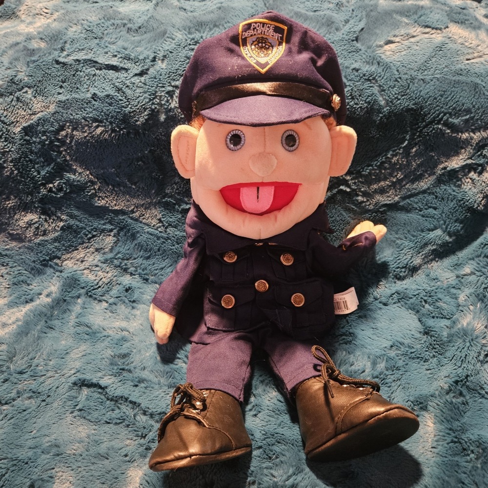 Vintage Sunny Toys GL1408 14 In. Mom Policewoman, Glove Puppet